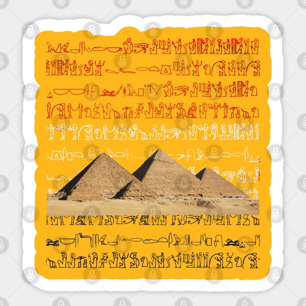 PYRAMIDS Sticker by For_her